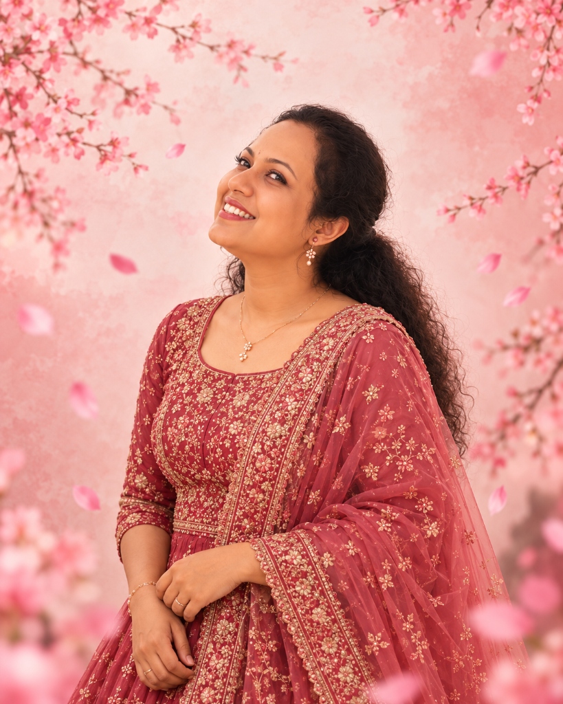 Portrait of Bride Anusha